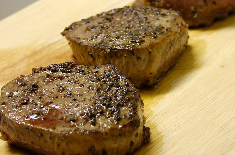 Filetto di manzo alla Atra con miele, uvetta, mele e noci