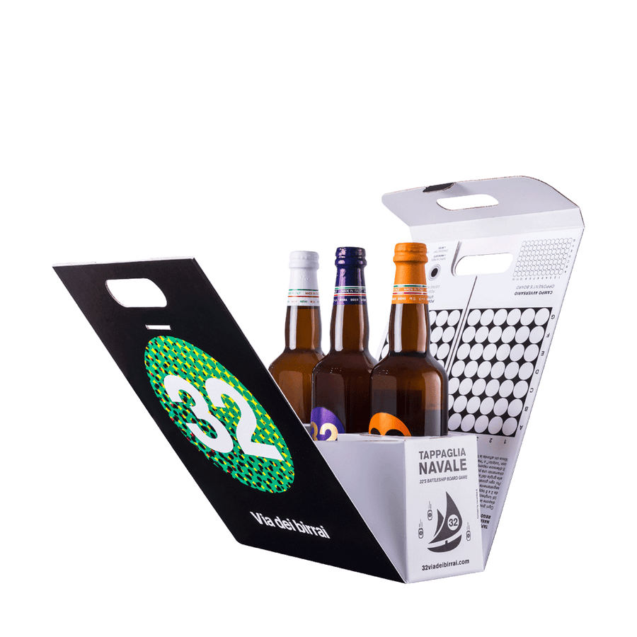 Tappaglia Navale: confezione regalo con tre birre artigianali – 32 Via dei  birrai